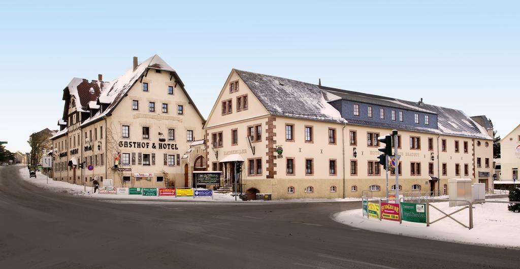ホテル Braugut Hartmannsdorf Hartmannsdorf bei Chemnitz エクステリア 写真